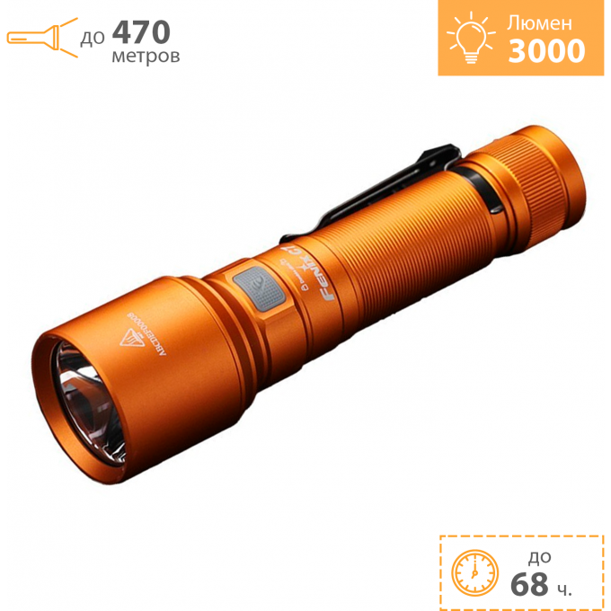 Фонарь индустриальный FENIX C7 оранжевый C7or